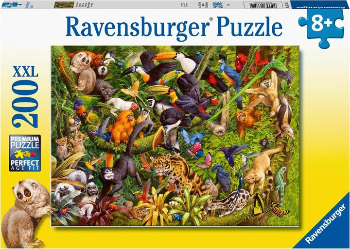 Image du produit Ravensburger La jungle colorée (200 pièces)
