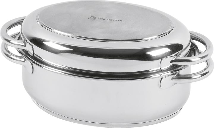Schulte-Ufer Cocotte (30 cm, Cocotte + faitout, Acier inoxydable)