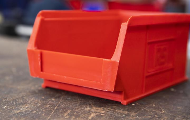 Produktbild RS PRO Stapelkästen rot 101x167x76mm