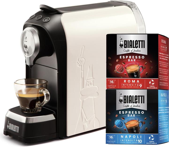 Produktbild Bialetti Super White Bundle + 32 Kapseln