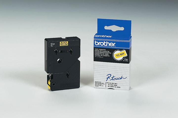 Actual product image Brother Tc-601 (1.20 cm, Yellow)