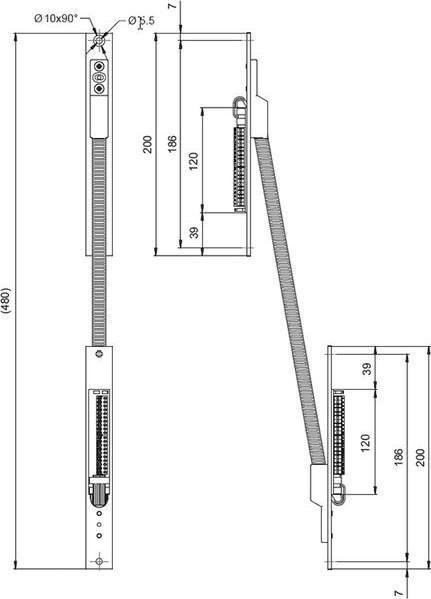 Produktbild MSL Kabelübergänge verdeckt KÜ 10314-41