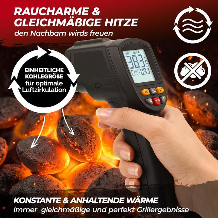 Actual product image Deuba Grillbriketts (21 kg)