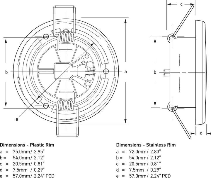 Produktbild Hella Deckenleuchte EuroLED 75 Apelo RGB