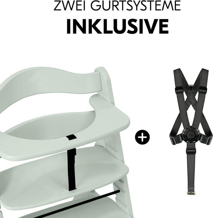 Actual product image Hauck Hochstühle Hochstuhl Alpha Plus Mint - im Sparset inkl. (Highchair)