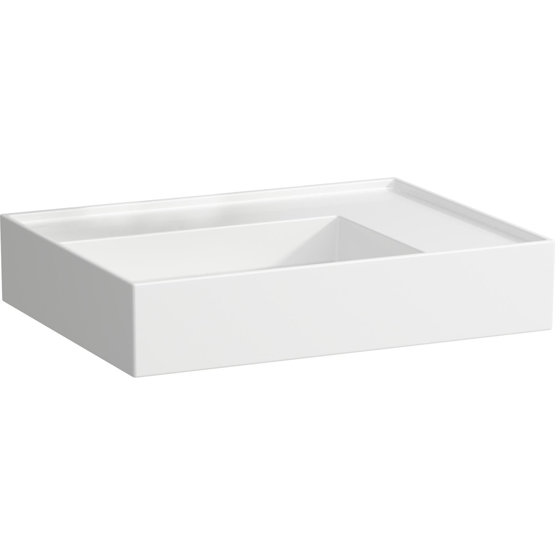 Laufen, Waschbecken, Waschtisch KARTELL 600x460mm Abl. re o ÜL o Hahnloch weiss (460 mm, 600 mm)