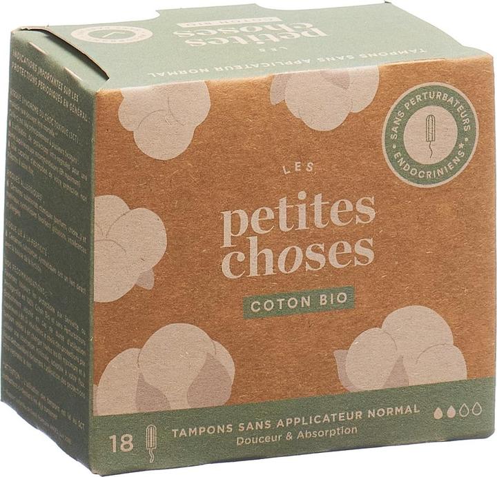 Actual product image Les Petites Choses Tampons normal organic (18 x, Regular)
