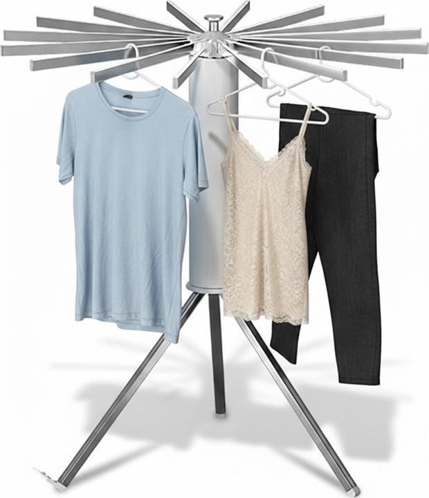 Produktbild Relaxdays Ausziehbarer Wäscheständer Oktopus