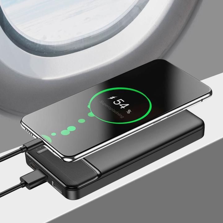 Actual product image Maxlife External battery Power Bank MXPB-01 10000mAh black (10000 mAh, 15 W, 37 Wh)