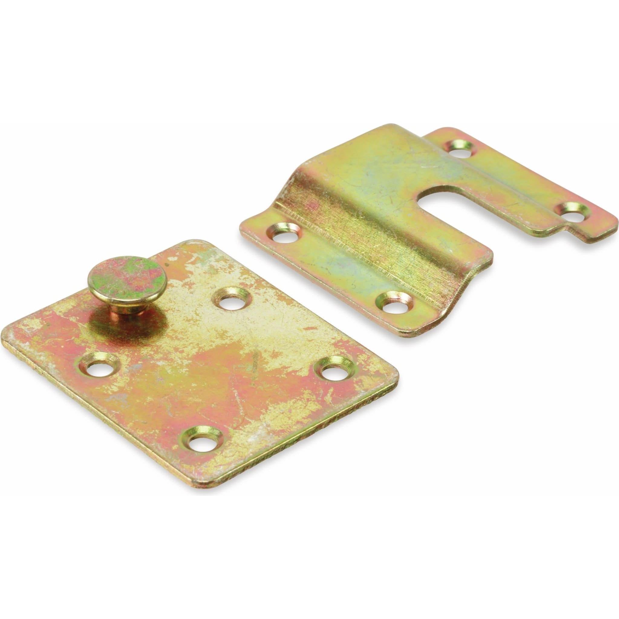 Eneroid, Baubeschläge + Holzverbinder, Möbelverbinder-Set, verzinkt, 60x50 mm (1 Stk.)