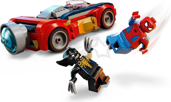Produktbild LEGO Super Heroes Spider-Man Auto vs. Venomized Wolverine (76336, LEGO Marvel)