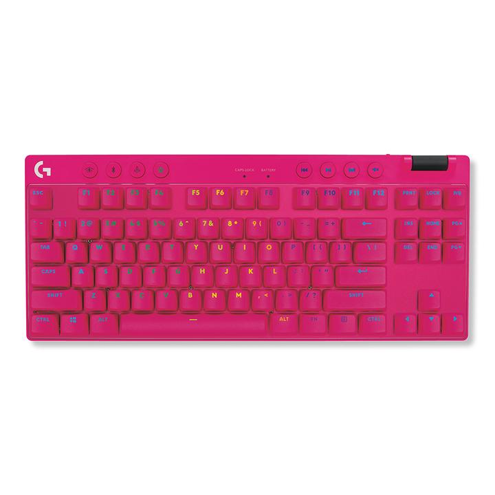 Produktbild Logitech G G Pro X Tkl Lightspeed Magenta (Französisch, Kabellos)