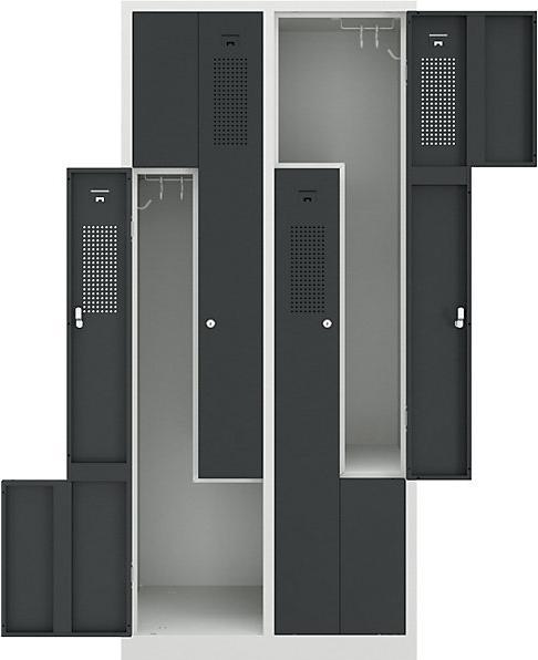 Produktbild eurokraft basic Z-Schrank (80 cm, 180 cm)