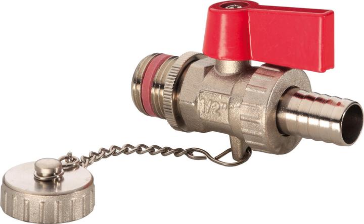 Produktbild Hermann schmidt HS KFE-Hahn 1403 1/2, Messing vernickelt