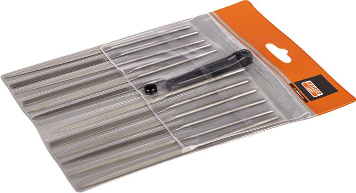Produktbild Bahco Nadelfeilensatz, Schlicht, ohne Heft 160 mm - 12-teilig (Hieb 2, 160 mm)