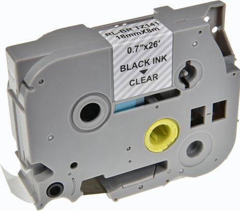 Markenlos Labelling tape 5BRT141 7000 mm Transparent (0.90 cm, Multicoloured, Transparent)