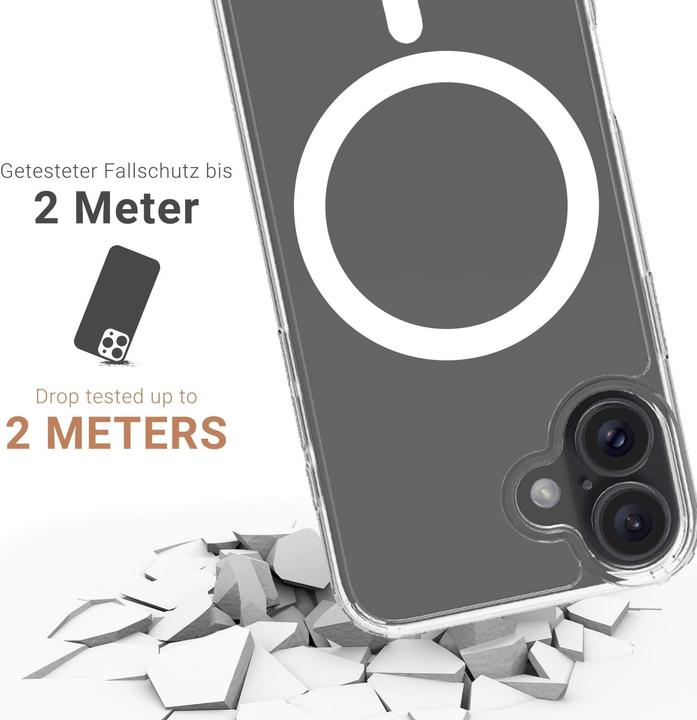 Actual product image JT Berlin iPhone 16 Plus - JT Pankow Clear MagSafe (Apple iPhone 16 Plus)