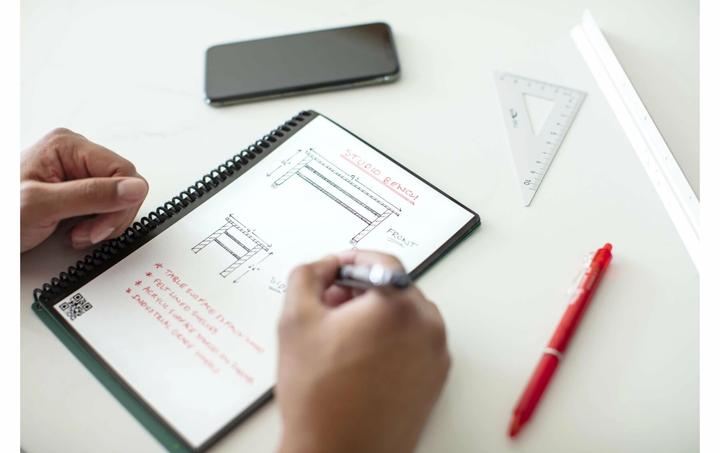 Image du produit Rocketbook Retournez (A5, À rayures, Couverture souple)