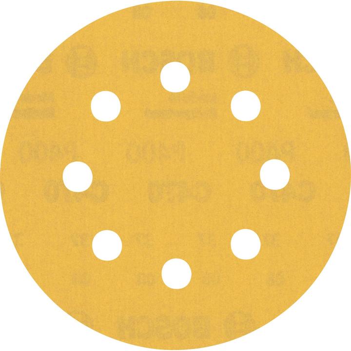 Immagine prodotto Bosch Professional Zubehör EXPERT C470 Carta abrasiva a 8 fori per levigatrice rotorbitale, 115 mm, G 400, 5 pezzi. (400)