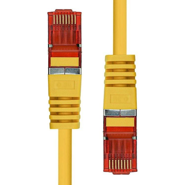 Thumbnail - ProXtend F/UTP CAT6 PVC AWG 26 CCA Yellow 20M (F/UTP, CAT6, 20 m), Netzwerkkabel
