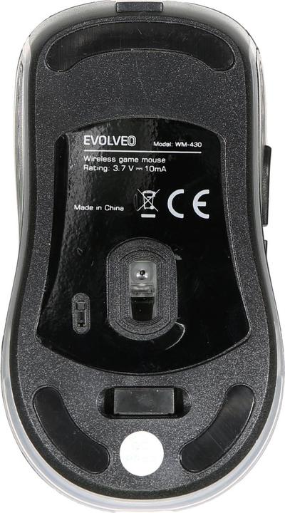 Actual product image Evolveo WM430 mouse Ambidextrous RF Wireless 1600 DPI (Wireless)