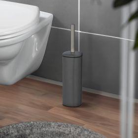 Actual product image Wenko WC set Mod. Alassio, grey closed shape, made of lacquered steel