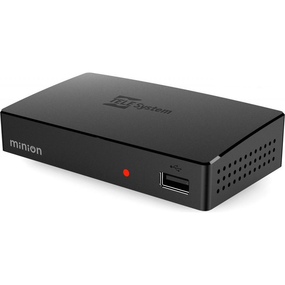 Telesystem Decoder Digitale Terrestre (DVB-T, DVB-T2), Ricevitore TV, Nero