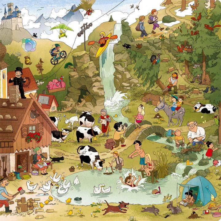 Immagine prodotto Das Aufklapp-Wimmelbuch (Tedesco)