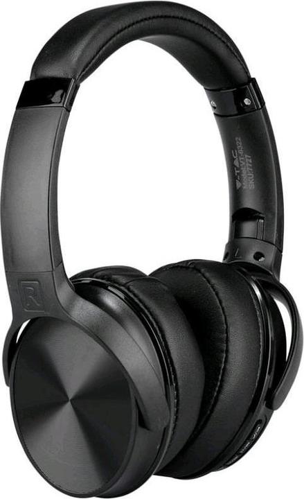 V-TAC VT6322R Bluetooth Kabellos Kopfhörer Drehbarer Kopf 500mAh Schwarz WBAG (12 h, Kabellos)