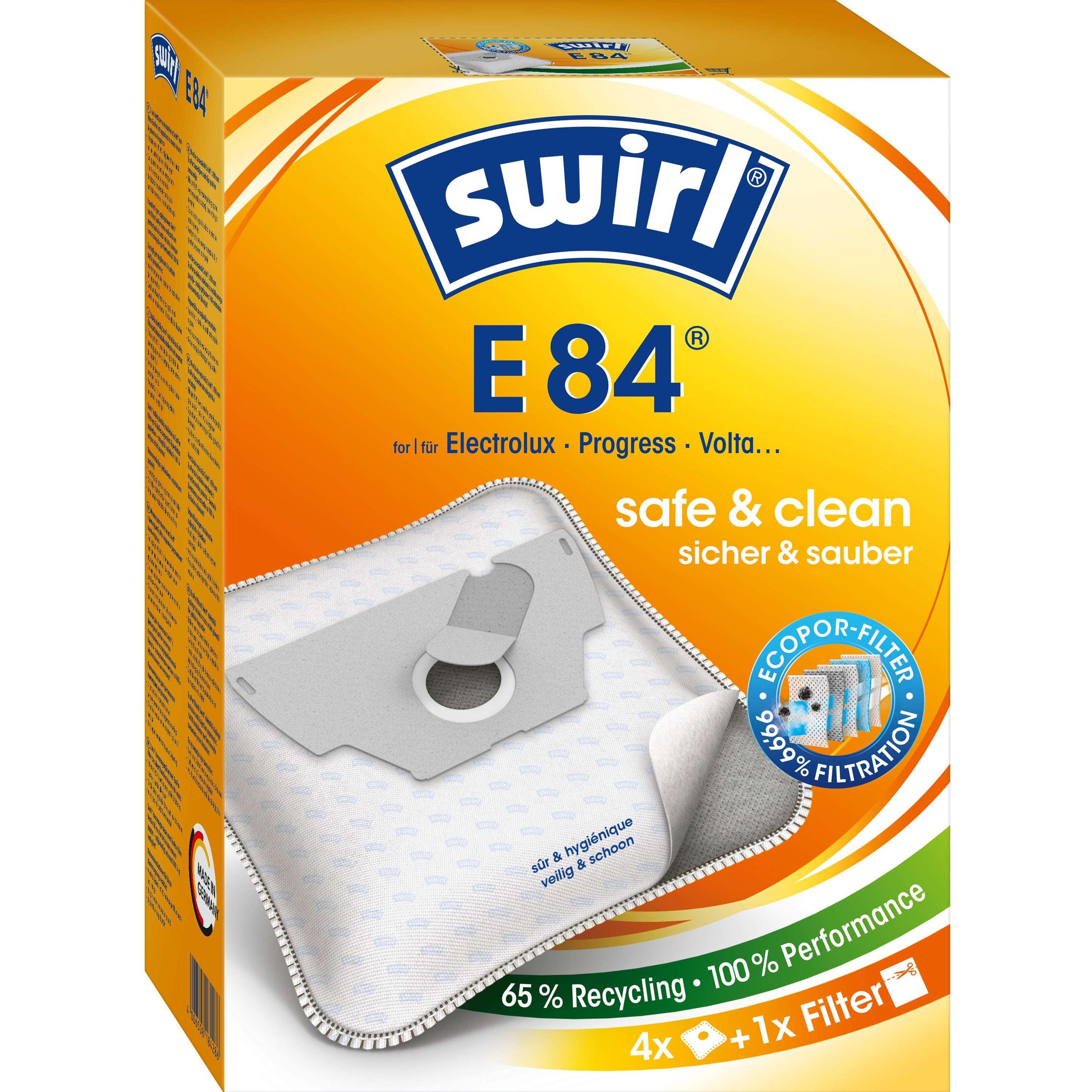 Swirl E 84, Staubsaugerbeutel