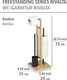 Produktbild Wenko WC-Garnitur Rivalta Allegre braun Holz