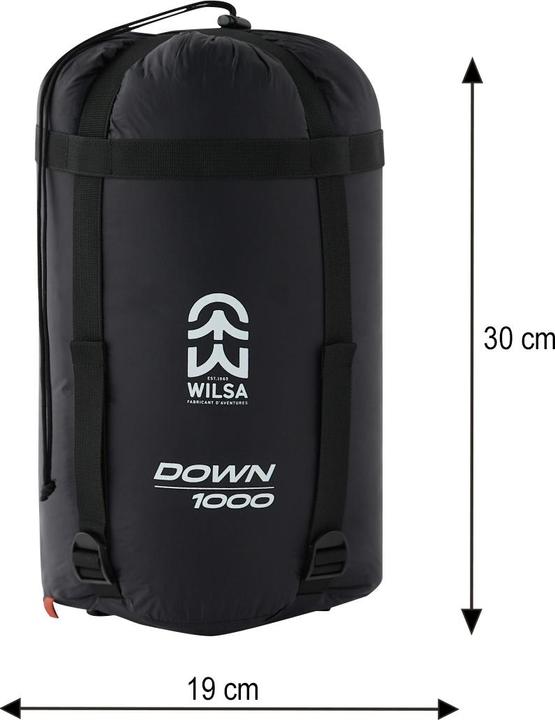 Immagine prodotto Wilsa Sacco a pelo "Down 1000 (220 cm)