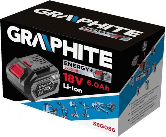 Actual product image Graphite 58G086 Battery/charger for power tool (18 V)