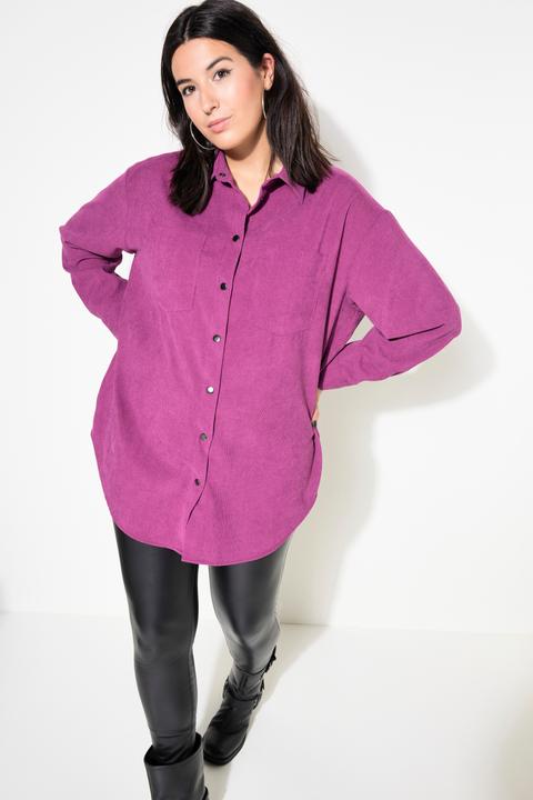 Produktbild Studio Untold Cord-Hemd, oversized, Hemdkragen, Langarm (60)