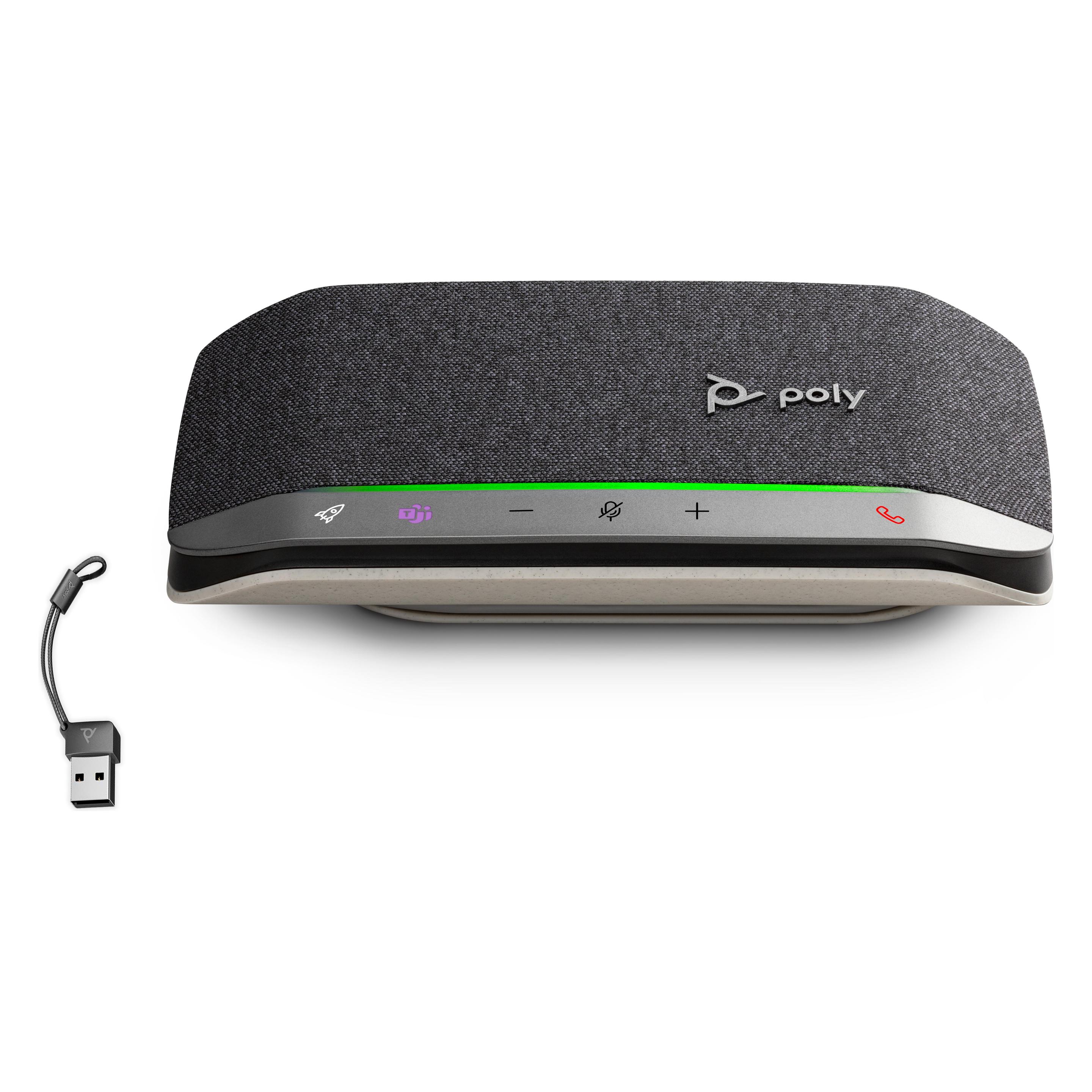HP Poly Sync 20 USB-A Freisprecheinrichtung, für Microsoft Teams zertifiziert, Konferenzgerät, Silbe