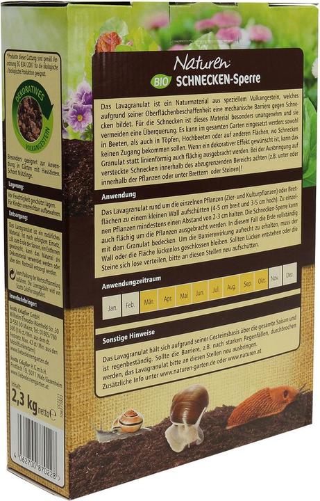 Produktbild Naturen Bio Schnecken-Sperre 2,3 kg (6 cm, 18.40 cm)