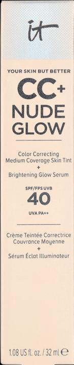 Actual product image It Cosmetics CC NUDE GLOW lightweight foundation glow serum SPF40 fair light 32 ml