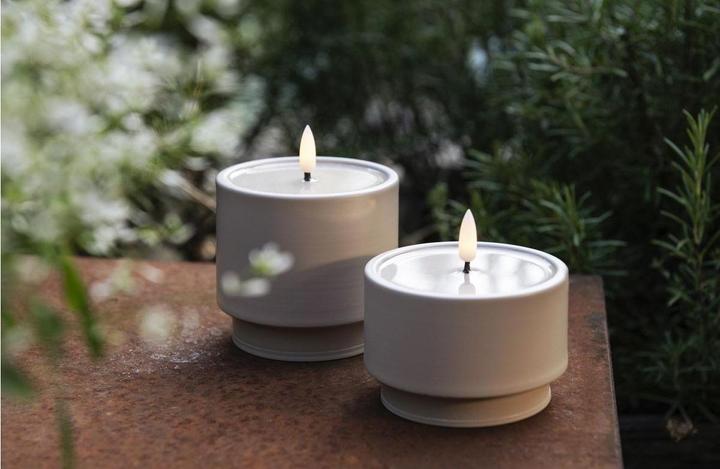 Produktbild STT Ambiente Candle Set beige (2 x)