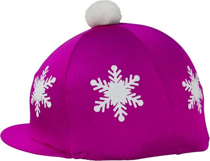 Produktbild Hy Fashion Schneeflocke Helmüberzug Bommel