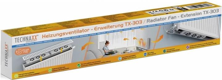 Produktbild Technaxx Heizkörperventilator, Erweiterungsset für längere Heizkörper