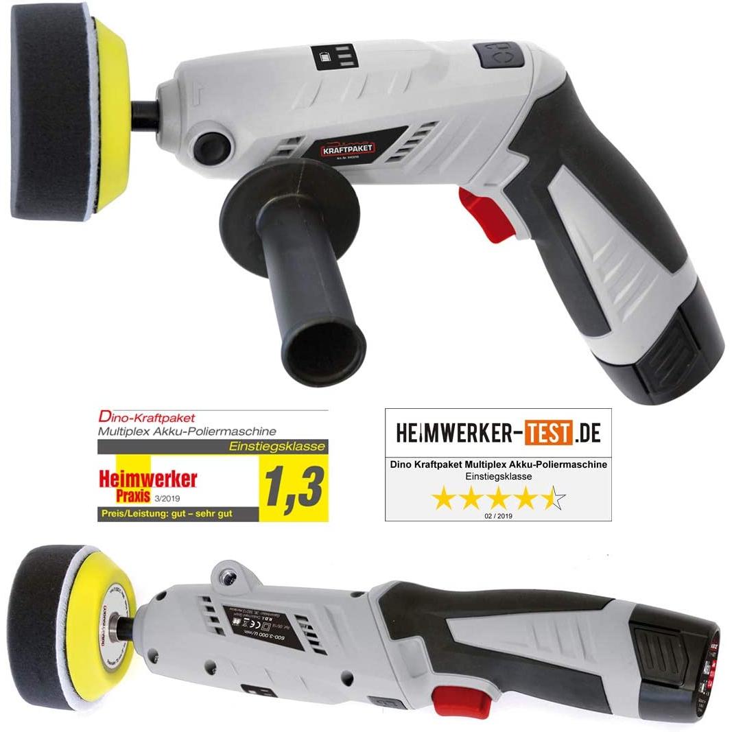Thumbnail - Dino, Schleifmaschine + Poliermaschine, Kraftpaket Multiplex (100 W)