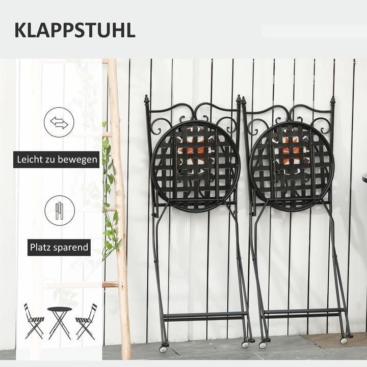 Image du produit Outsunny Set de balcon (60 x 71 cm)