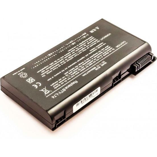 AccuCell Akku MSI CX500, CX700 (6600 mAh), Notebook Akku, Schwarz