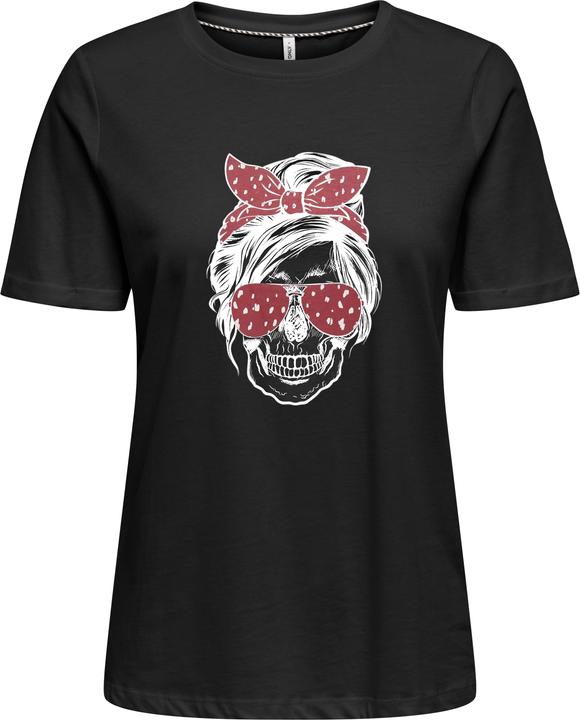 Actual product image Only Onlstella Life S/S Skull Top Cs Jrs (L)