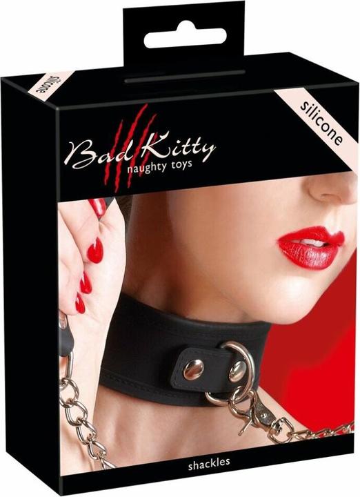 Image du produit Bad Kitty Collier en silicone avec laisse