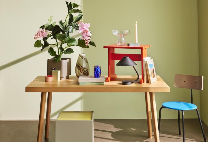 Image du produit Hübsch Koi Dining Chair Blue/Brown/Black