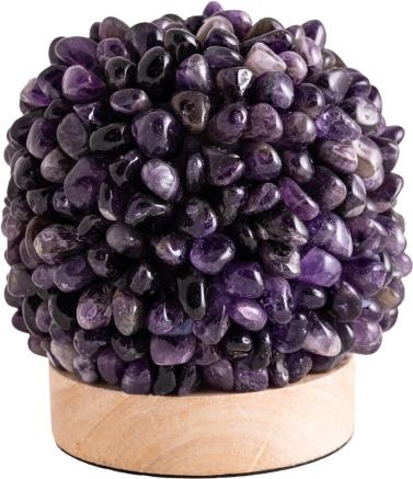 Actual product image Berk Ball crystal light "Amethyst"