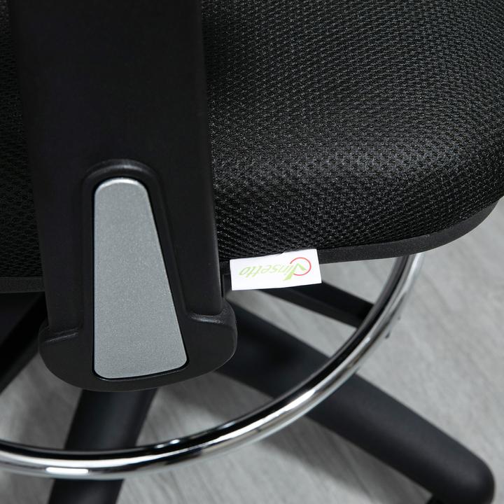 Actual product image Vinsetto Height-adjustable office chair with footrest