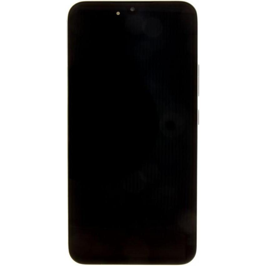 Samsung LCD-Display + Touch-Einheit + Frontabdeckung A346B Galaxy A34 5G Awesome Graphite (Service P