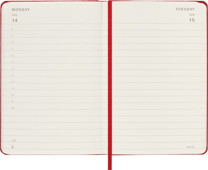 Produktbild Moleskine Tageskalender (A6, Pocket, Englisch)